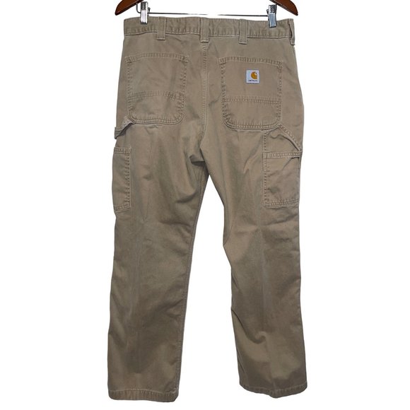 CARHARTT MENS RELAXED FIT CANVAS WORK PANTS Size 34X30 - Picture 6 of 14